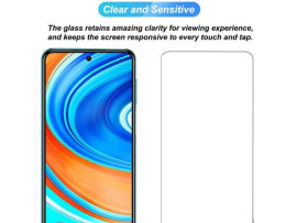 Tempered Glass / Screen Protector Guard Compatible for Redmi Note 9 Pro / Redmi Note 9 Pro Max / Poco X2 (Transparent) with Easy Installation Kit (pack of 1)